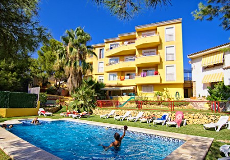 Ferienwohnungen mit Pool in Benidorm.